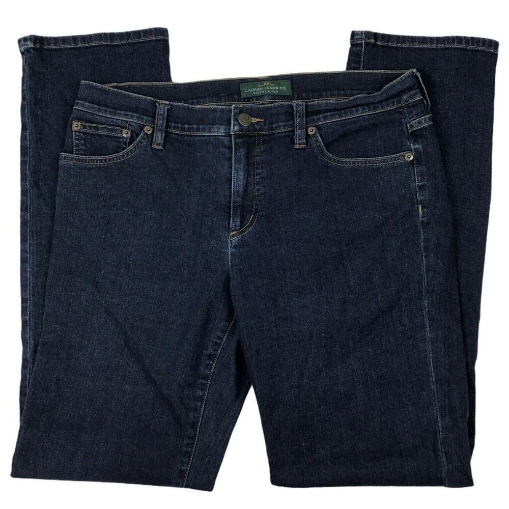 Lauren Ralph Lauren Womens Straight Leg Jeans